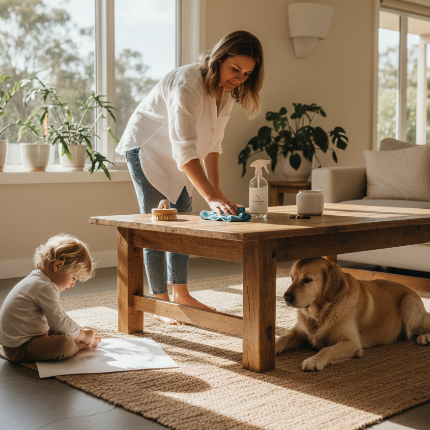 Safe, eco-friendly cleaning products for families and pets in Australia