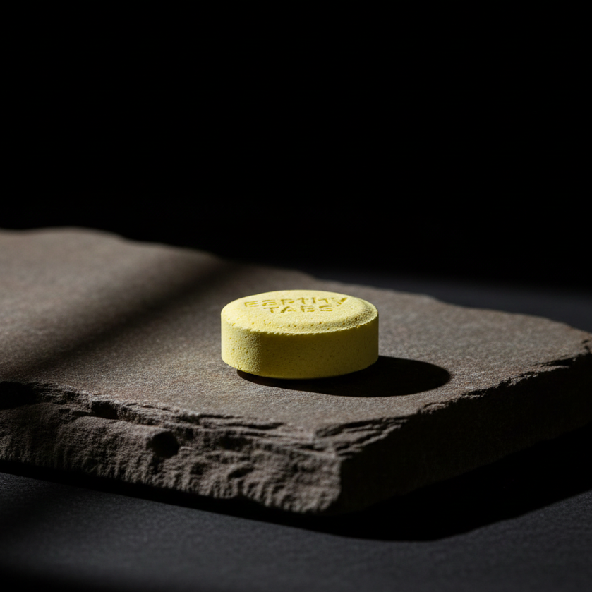 Earthy Tabs supporting modern cleaning supplies for commercial cleaning